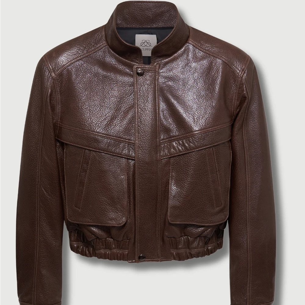 The Becky Jacket Brown Leather - Picture 2 of 16